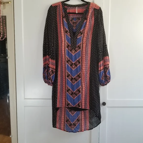free people long sleeve tunic dress Free People Women Wild Horses Embroidered Mini Dress - Ivory